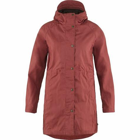 Fjallraven Karla Télikabát Hungary - Piros Kabát Piros JTH307269